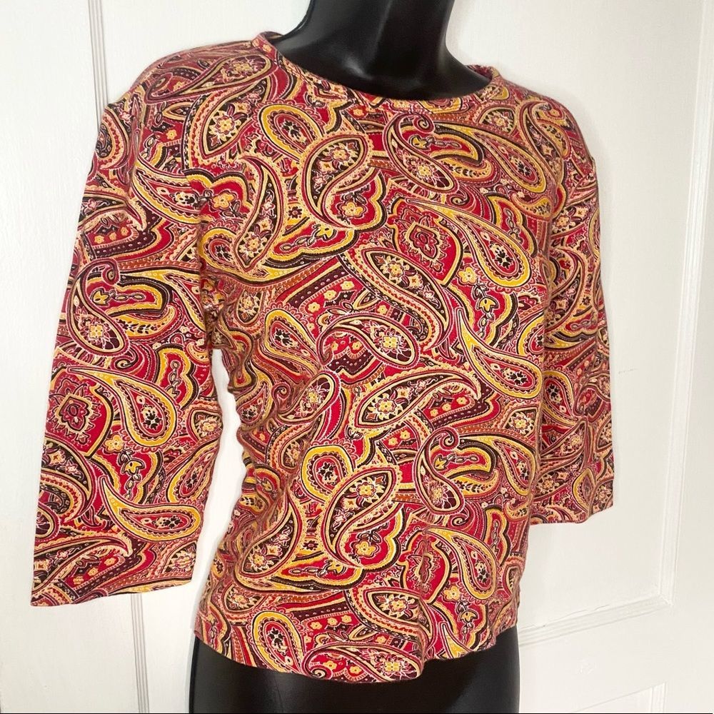 Jones New York Sport Paisley Shirt